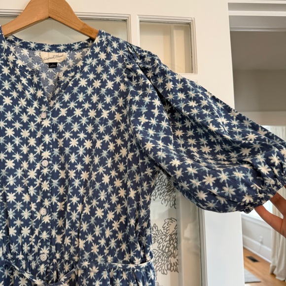 Universal Thread Blue Patterned Jumpsuit - Picture 5 of 6